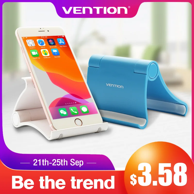 Vention Mobile Phone Holder Stand Smartphone Holder for Tablet Stand iPhone Desk Cell Phone Holder Stand Portable Mobile Holder