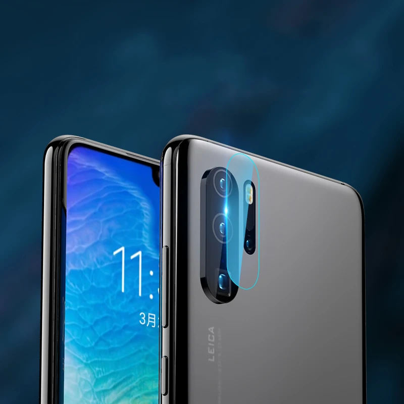 EXUNTON 2 шт объектив камеры закаленное стекло для Huawei P30 Pro задняя камера защитная