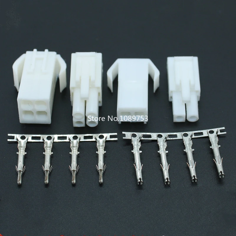 2*2 20 sets 4P Small Tamiya connector Set mini EL 4.5MM male Female socket plug 