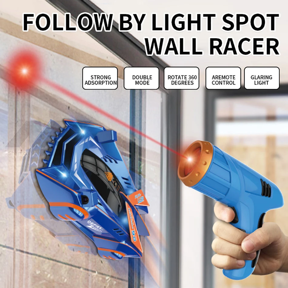 

RC Stunt Car Toy Infrared Tracking Climbing Wall Follow Light Drift 360 Rotating Electric Anti Gravity Cars For Children Toys