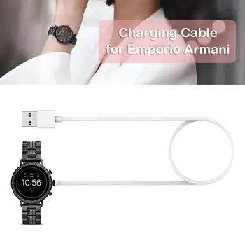 

1m USB Charging Cable Charging Dock Cradle Magnetic Fixed Charger Power for Emporio Armani Skagen Falster 2 Fossil Gen 4 Gen 5