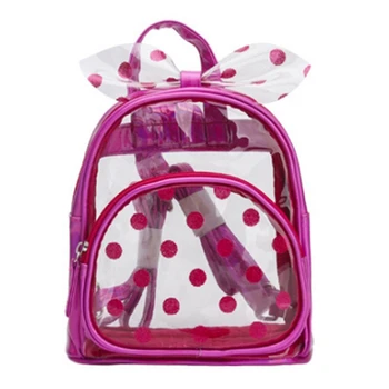 

Kids Small Backpack Purse PVC Transparent School Bags for Kindergarten Girl Clear School Backpack Bag