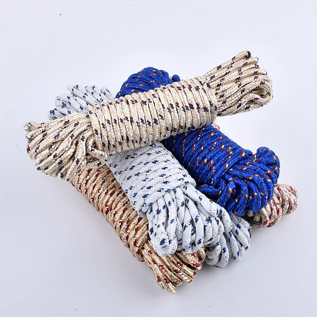 10M Nejlon Kötél Otthoni Szárítókötél Esőálló Ruhás Ponyva - Image 5