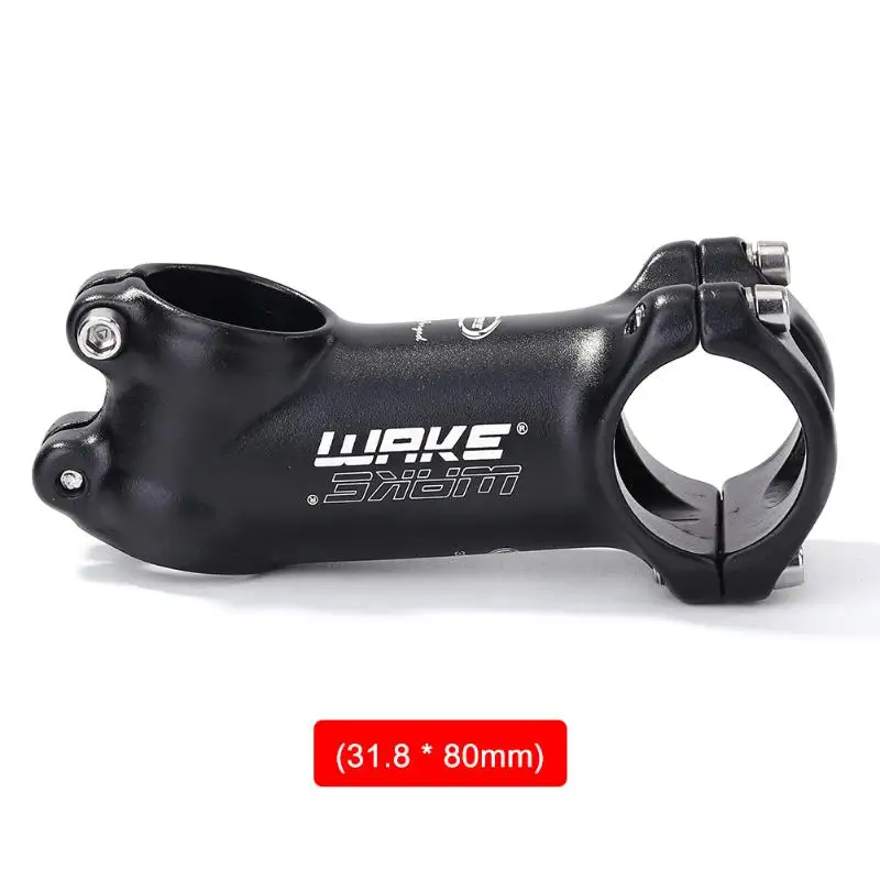 80mm WAKE велосипедный вынос руля 31,8 мм MTB Передняя штанга части стержня 70/80/90/100/110 мм Алюминий сплав рулевая колонка велосипеда 17 градусов велосипедный вынос руля - Цвет: 80mm