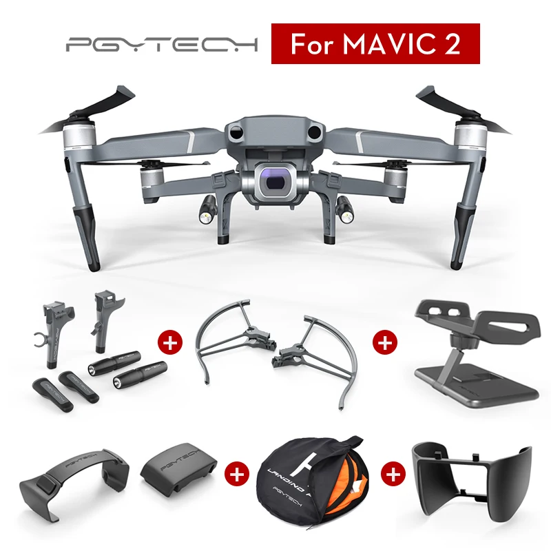 PGYTECH Mavic 2 аксессуары Высокое качество для DJI pro увеличивающее светодиодное
