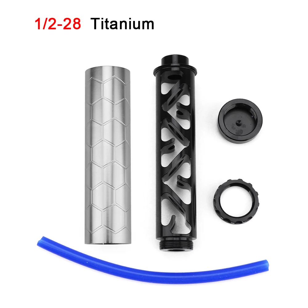 1-2-28 Titanium 1/2-28 или 5/8-24 топливный фильтр корпус автомобиля растворитель ловушка для NAPA 4003 WIX 24003 6 цветов Алюминий - Цвет: 1-2-28 Titanium