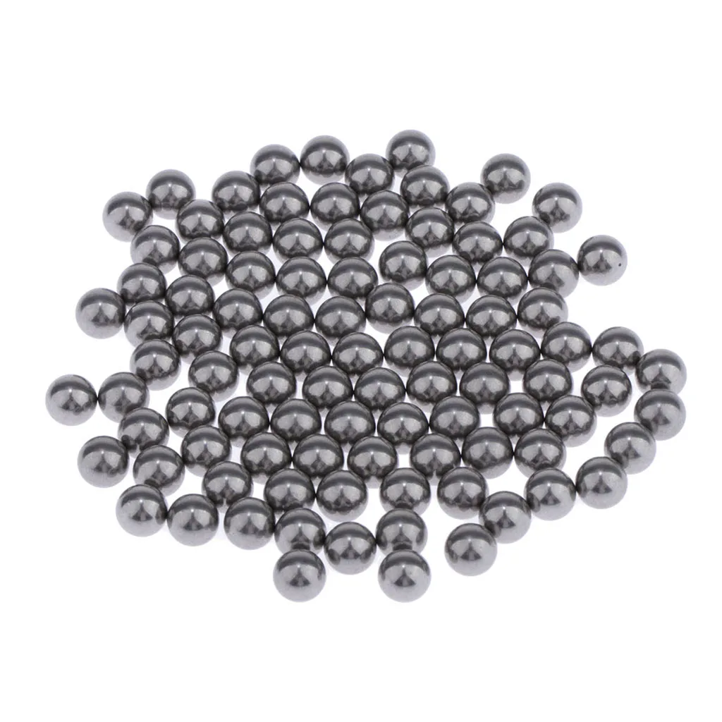 100 x Paint Mixing Balls, Rust-Proof Stainless Steel Balls for Mixing Model Paint - Stainless Steel Mixing Agitator Balls, 5mm