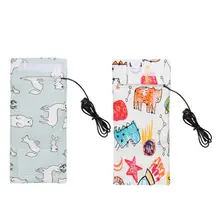 Портативный USB Подогреватель детских бутылочек открытый младенец молоко бутылочка для кормления крышка