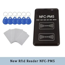 Duplicador de decodificación de cifrado de NFC-PM5, lector de tarjetas de Control de acceso RFID, S50 UID, Chip inteligente, escritor de tarjetas, copiadora de frecuencia ICID