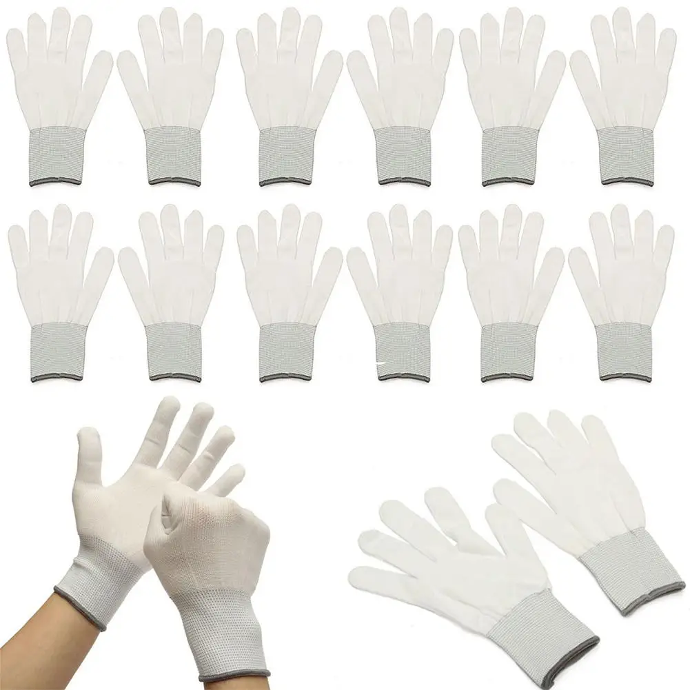 

50% HOT SALES!!! 6 Pairs Cotton Gloves Tinting Application Tools for Car Auto Wrap Vinyl Sticker