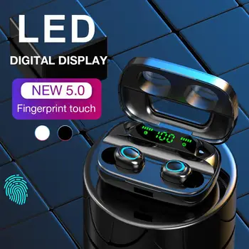 

S11 TWS Bluetooth 5.0 Handsfree Wireless Earphones Portable Noise Reduction Sports Earbud Headphone With 3500mAh Charge Box