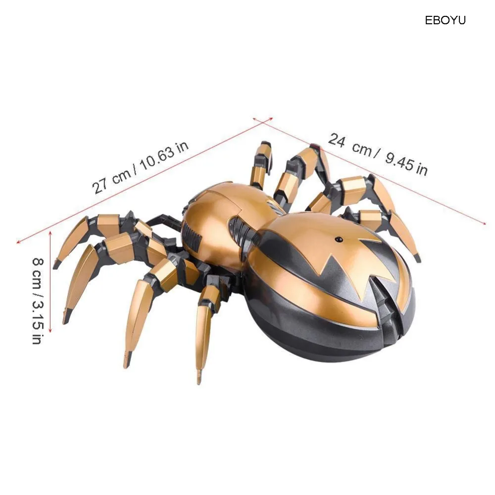 FEILUN FK502 RC Паук моделирование механический паук дистанционное управление животное электрическая игрушка забавная Новинка Рождество Дети