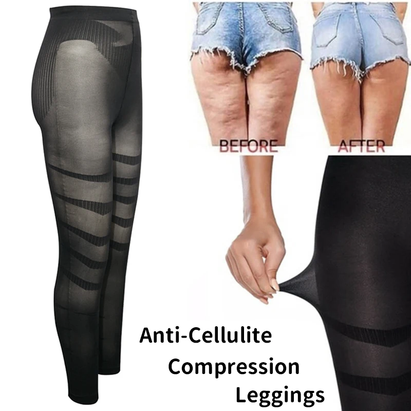 Shapewear Anti Cellulite Compression Leggings Leg Slimming Body Shaper High Waist Tummy Control Panties Thigh Sculpting Slimmer spanxs