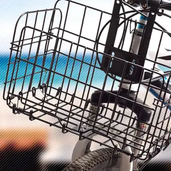 

Bicycle Basket Removable Handlebar Basket Easy Installation Detachable Bike Case E7CB