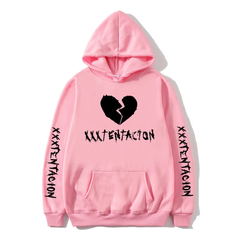 Худи Xxxtentacion для мужчин и женщин Осенние свитшоты пуловер с капюшоном в стиле