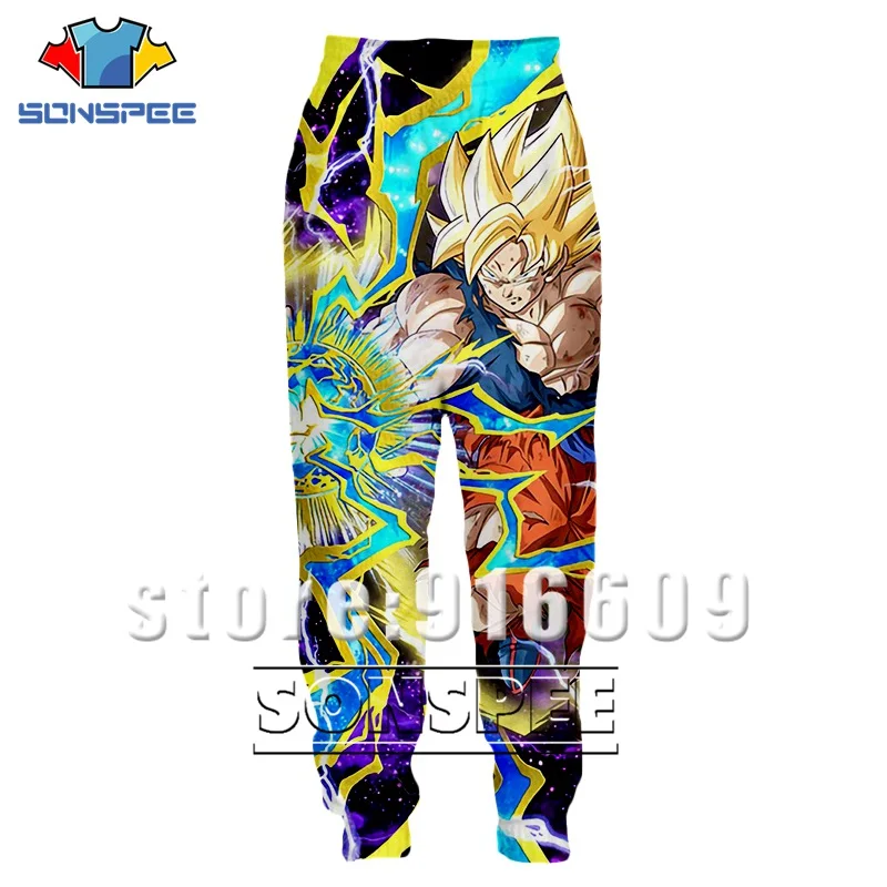 3d принт для мужчин и женщин мультфильм Dragon Ball Гоку леггинсы движения полная длина Прохладный пот брюки зимние штаны Аниме повседневные забавные брюки