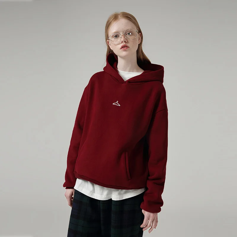  Toyouth Chic Style Printed Hooded Sweatshirts Loose Long Sleeve Hoodies Women Multicolor Solid Pull