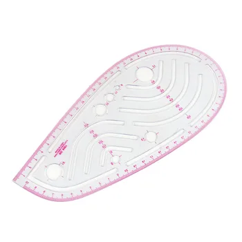 

Sleeve Designer Sewing Measure Collar Curve Ruler Plastic Tool Tailor Ruler