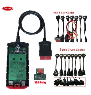 Распродажа! 2016R0 VD TCS CDP pro с bluetooth vd ds150e cdp для delobd2 obd2 автомобильный диагностический инструмент грузовика и 8 автомобильных/грузовых кабелей - Цвет: No bluetooth