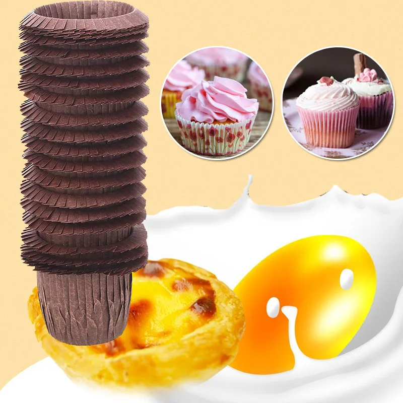 30 pcs/lot paper Muffin Box Cups Cupcake Baking Wrapper Party Tray Cake Mold Tools Paper Cute Liner Case | Дом и сад