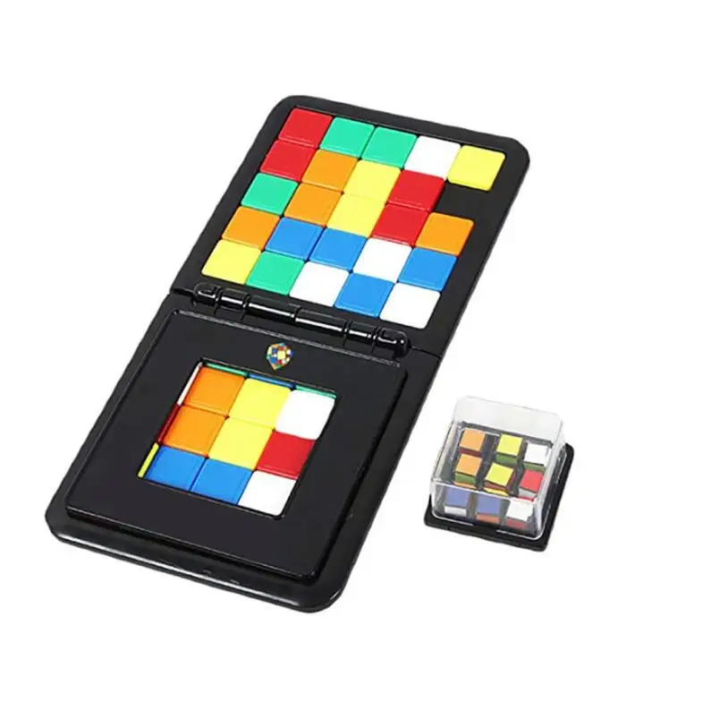 

Puzzle Cube 3D Puzzle Race Cube Board Game Kids Adults Education Toy Parent-Child Double Speed Game Magic Cubes