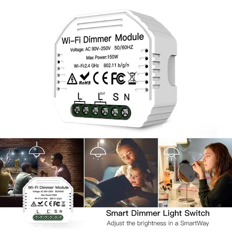 

220-240V WiFi Smart Light Switch DIY Circuit Breaker Module Voice Phone APP Remote Control Home Electrical Equipment
