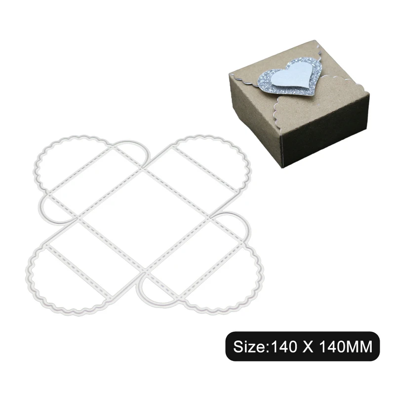 Secret Box Cutting Dies Metal Stencil DIY Scrapbook Card Album Paper Embossing Crafts Die Cut Decor Art Frame |
