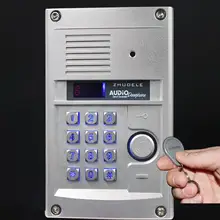 ZHUDELE высокое качество домофон системы домашней безопасности аудио дверной телефон наборы наружный блок