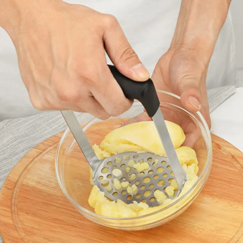 

Kitchen Tool Potatoes Mud Pressure Mud Fruit Vegetable Tools Stainless Steel Kitchen Gadgets Accessories Machine Potato Masher