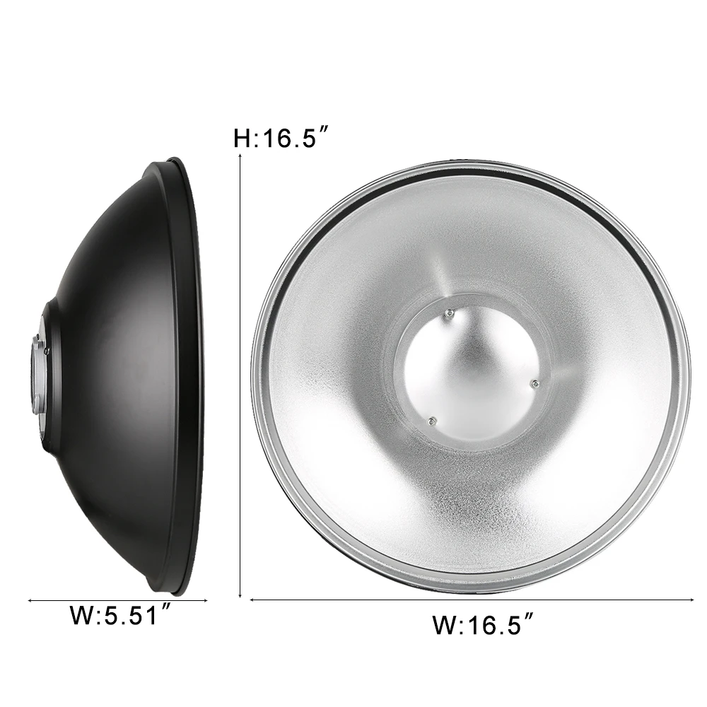 Godox AD-H4 42 см 16 5 дюйма Flash Beauty Dish Стандартный отражатель для Witstro AD600 AD600M Speedlite Mount |