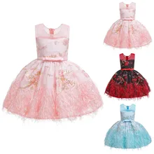 Платье для девочек; детское платье принцессы с цветочным рисунком; платье подружки невесты для торжеств; платье для дня рождения; платье принцессы; vestidos infantil; платье для девочек