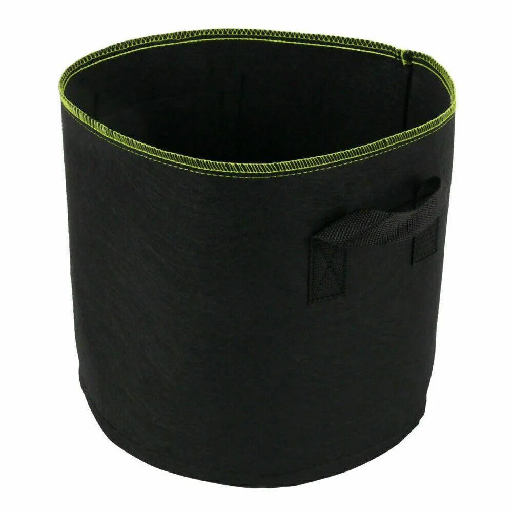 Цвет: желтый 5Pcs Non-woven Plant Bags 5/7/10 Gallon Grow Bag Tile Planting Pot Plumbing@LS - Цвет: Цвет: желтый