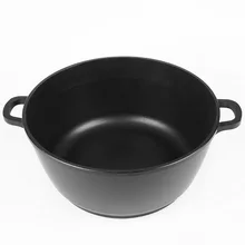 Кастрюля Индукционная база антипригарное твердое анодированное полезные товары для дома практичная силиконовая ручка кухня алюминий черный