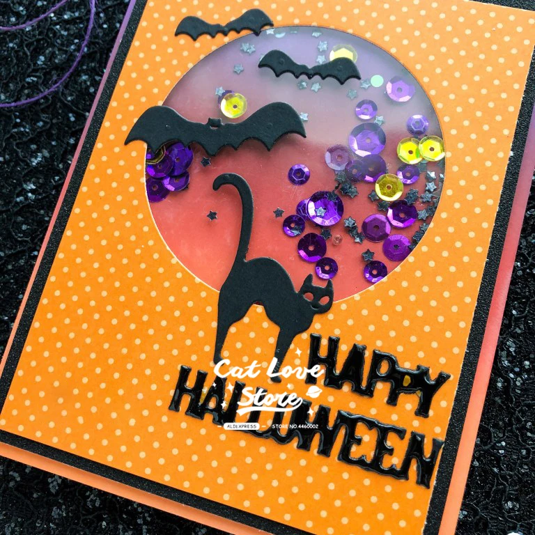Хэллоуин серии металла трафареты для пресс-формы для бумага для скрапбукинга декоративная открытка Craft тиснение высечки
