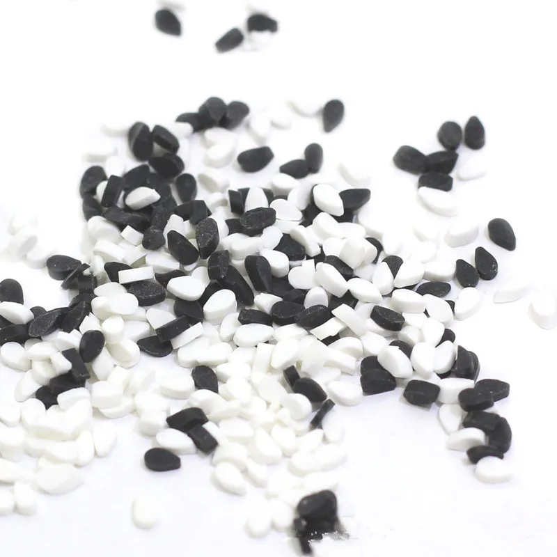 mixed 100 г/лот моделирование семена кунжута Полимерная глина Fimo декоративная обсыпка для поделок DIY миниатюрная бутафорский торт украшения клейкие аксессуары - Цвет: mixed