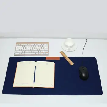 

Office Computer Desk Mat Modern Table Keyboard Mouse Pad Wool Felt Laptop Cushion Desk Mat