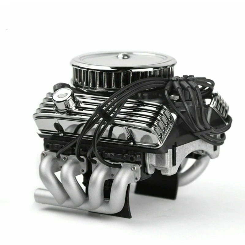 

V8 Simulate Engine Motor Cooling Fan 1:10 RC TRX4 SCX10 RC4WD Car 13000 RPM Double Cooled Fan 2S-3S For RC Cars Crawler Parts