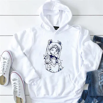 

Anime Sailor Moon Hoodie Women Autumn And Winter Long Sleeve Hoody Sweatshirts