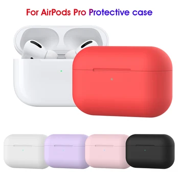 

TPU Silicone Case For Apple Airpods Pro Earphone For Airpods Pro Case Wireless Bluetooth Headset Cover Shockproof Bag Funda 2019