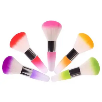 

Convenient Colorful Nail Brush For UV Gel Nail Art Dust Cleaner Ran Color