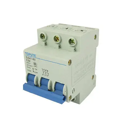 

AC 400V Rated Voltage Three Pole 32A Circuit Breaker