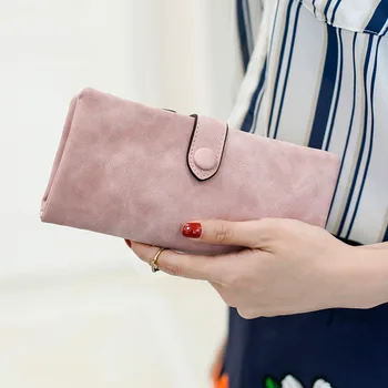 

2019 The New Multi-card Frosted Wallet Is A Simple Handbag for Female Students.