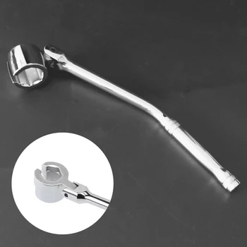 

22mm Home Steel Manual Durable DIY Oxygen Sensor 6 Angles Tools Wrench