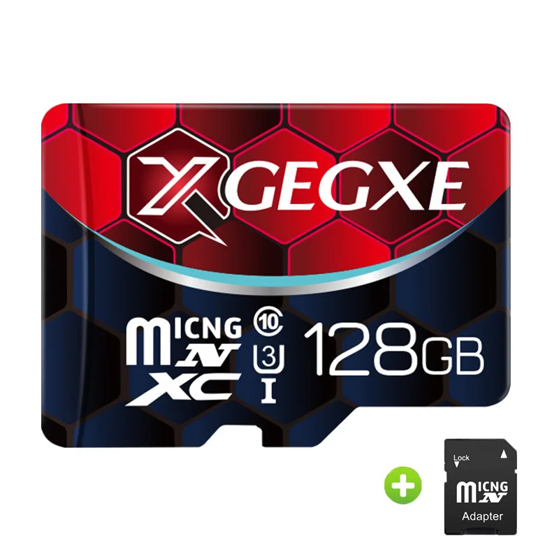 Карта памяти XGEGXE 8 ГБ 16 ГБ 32 ГБ 64 Гб 256 Гб класс 10 U1 Micro SD 128 ГБ de memoria высокоскоростная флеш-карта памяти TF микро SD для смартфона стол - Емкость: 128GB-Adapter