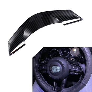 

Car Interior Carbon Fiber Decoration Steering Wheel Sequins Trim Cover Decal for Mazda Axela Cx-4 Cx-5 2017 2018 2019