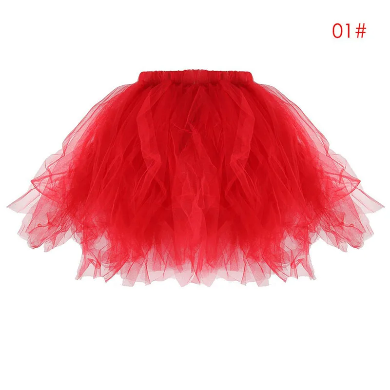 Детские юбки-пачки для маленьких девочек и женщин, для взрослых, мини балетное нарядное платье принцессы, вечерние платья, D08C - Цвет: Red Mother
