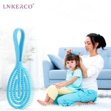 

Lnkerco Hair Scalp Massage Comb Hairbrush Women Wet Dry Curly Detangle Hair Brush Salon Hairdressing Styling Tool Dropshipping