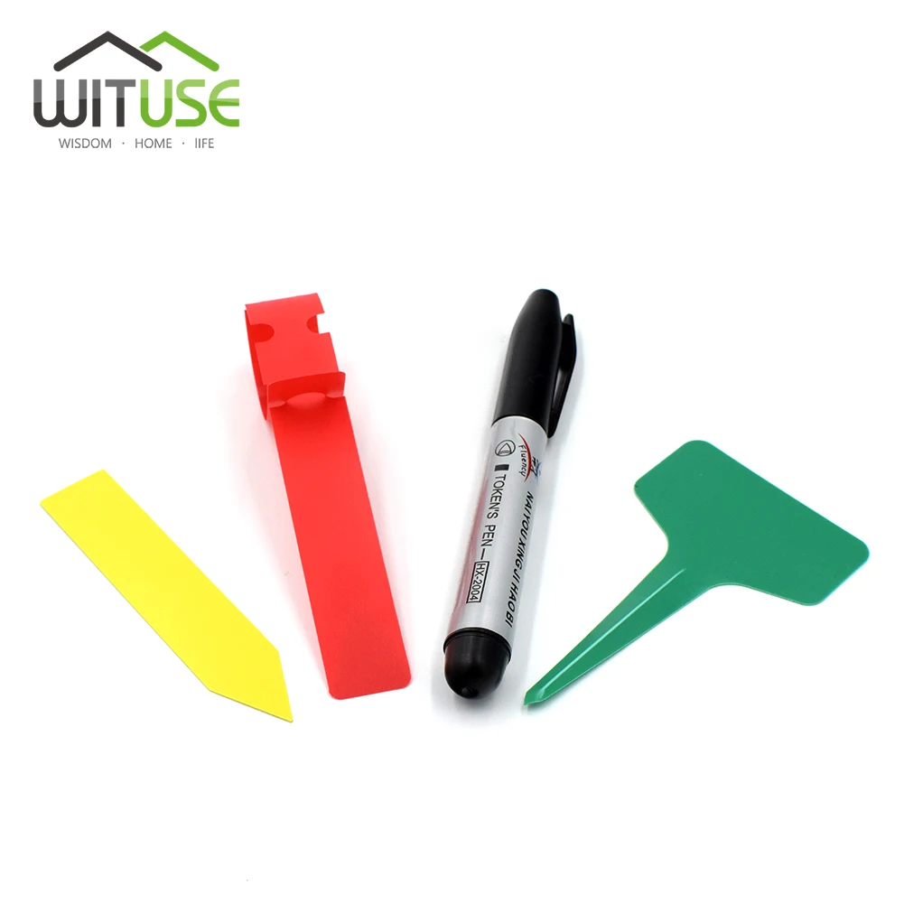 

Plant Tags Garden Nursery Label hanging tree Markers 50/100 pcs Convenient on Soil tool Paint Sticks Plastic card classification