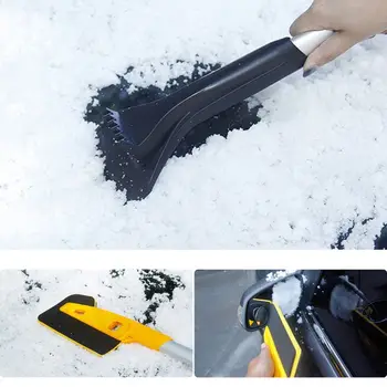 

Multifunction Ice Scraper Snow Remover Shovel Windshield Deicer Cleaning Tool E7CA