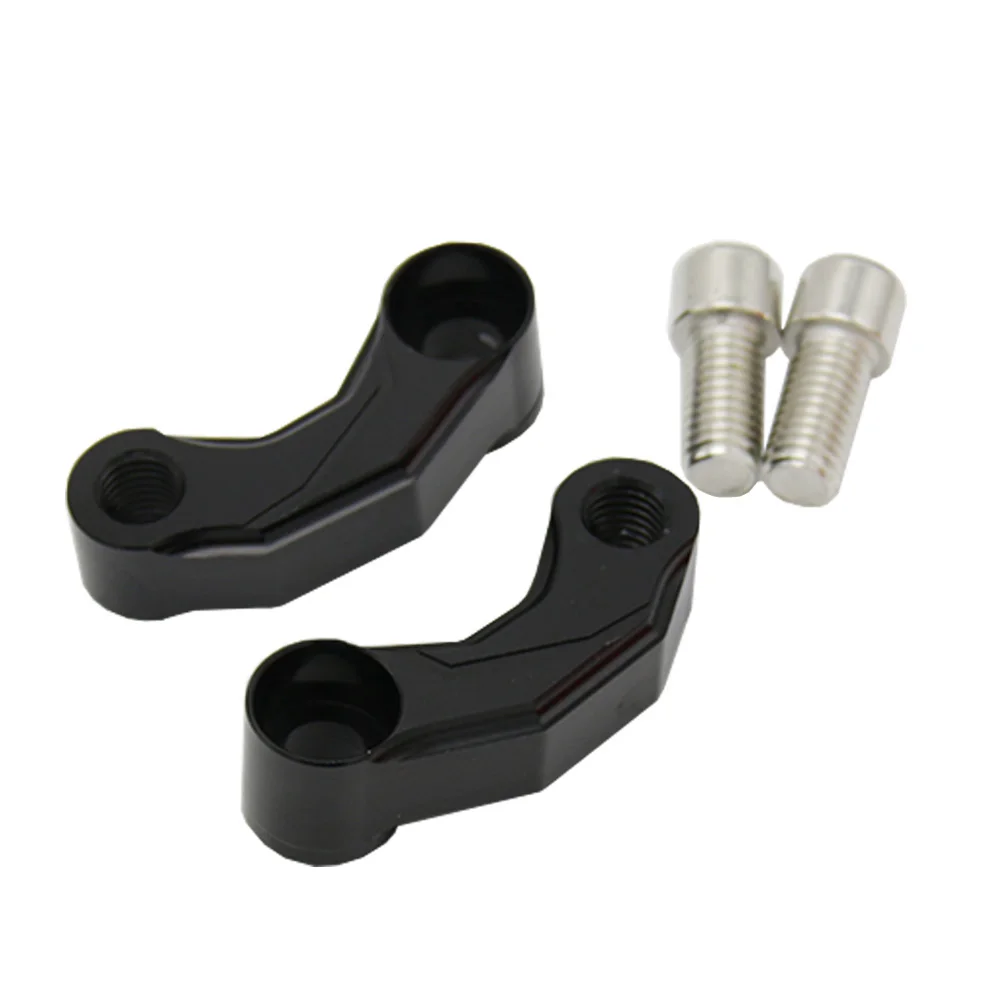 

Motorcycle Mirror Riser Extender Adaptor for Handlebar Mounted Mirrors with 10mm 1.25mm Thread